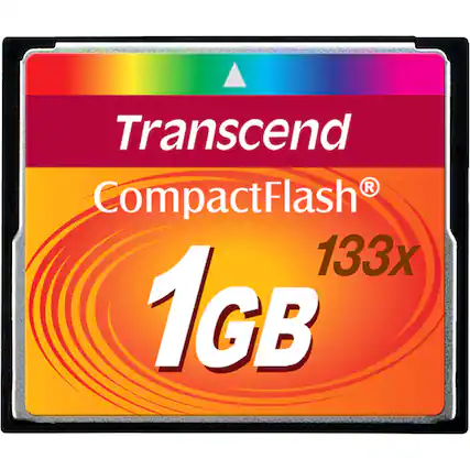 Transcend
CompactFlash
1GB
133x