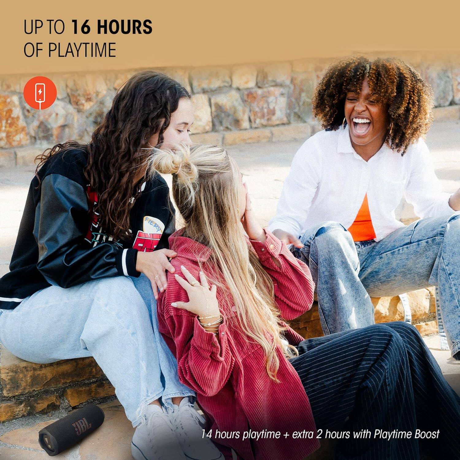 UP TO 16 HOURS OF PLAYTIME

14 hours playtime + extra 2 hours with Playtime Boost