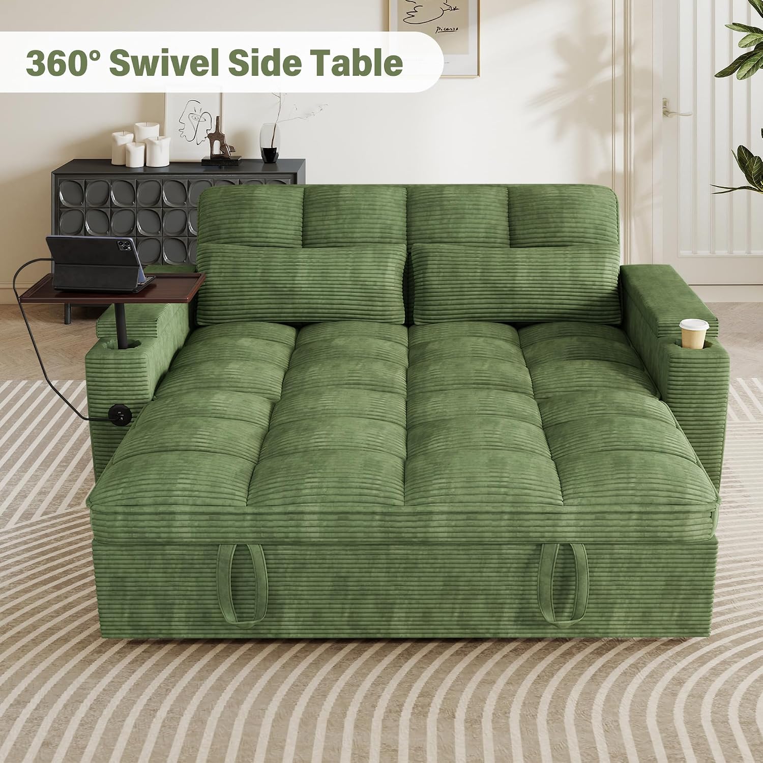 360° Swivel Side Table