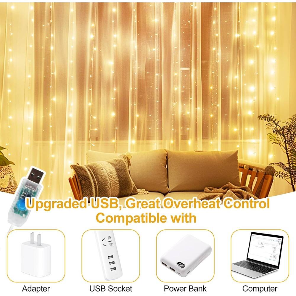 Upgraded USB, Great Overheat Control  
Compatible with  
Adapter, USB Socket, Power Bank, Computer