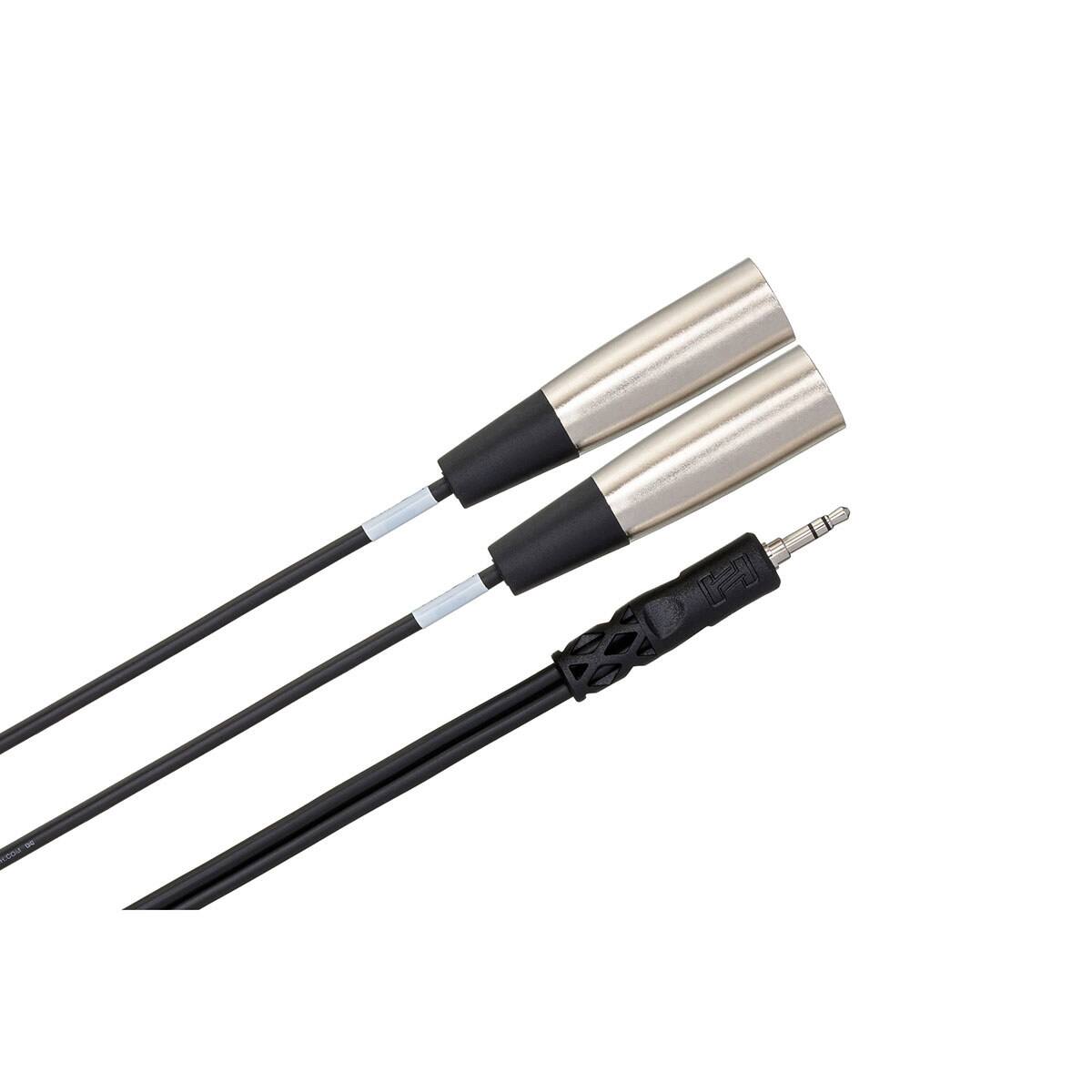 Alt View 2. Hosa Technology - Hosa Technology Hosa 9.9ft Stereo 3.5mm Mini Phono-2 XLR Male Y-Cable.