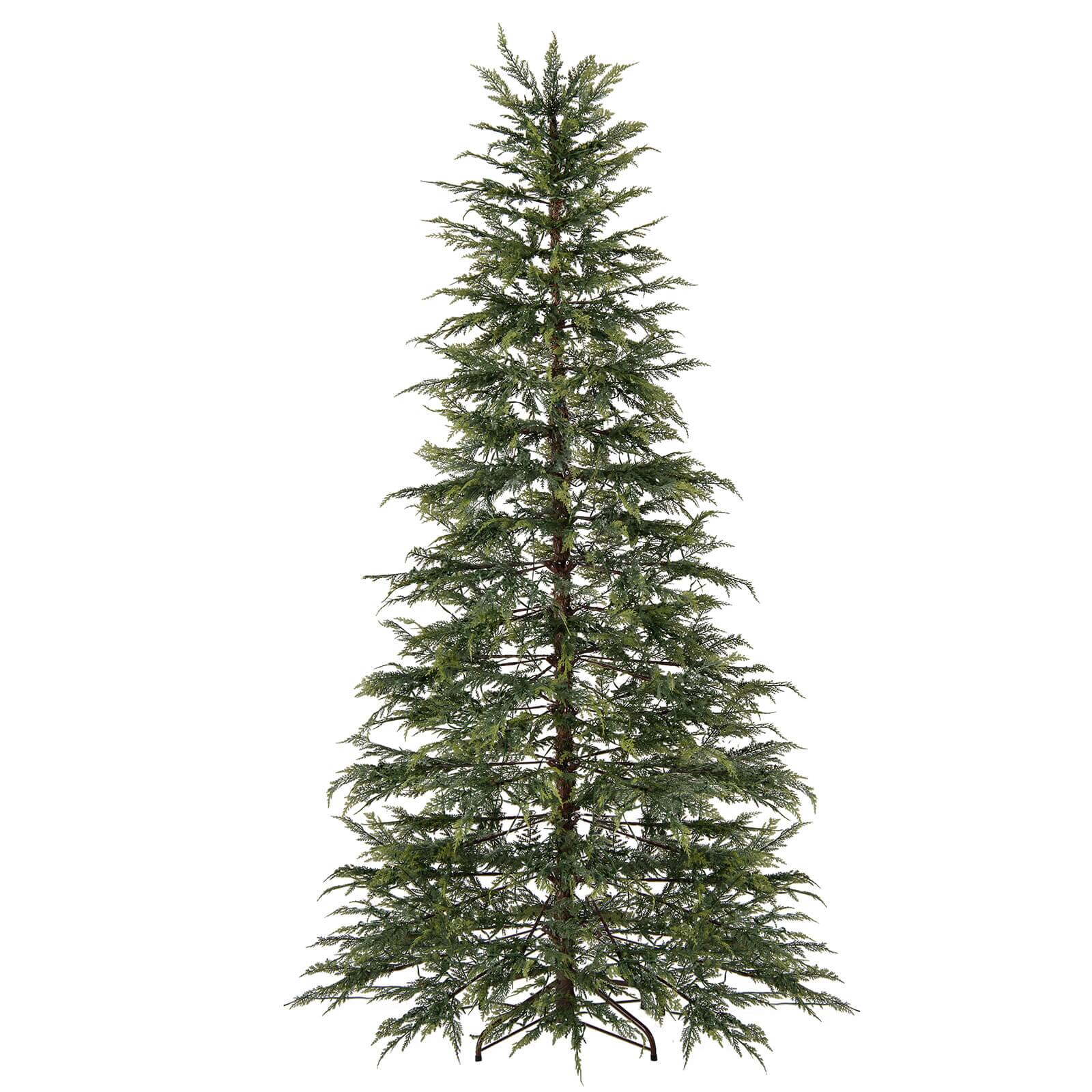Alt View 9. Costway - Costway 7.5 FT Pre-Lit Artificial Christmas Tree with 725 Branch Tips 500 Lights 8 Modes - Green.