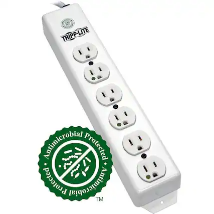 TRIPP-LITE
Antimicrobial Protected
Protected Plug