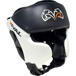 RIVAL - Boxing RHGC2C Headgear w/ Cheek Protectors - Small - Black/White