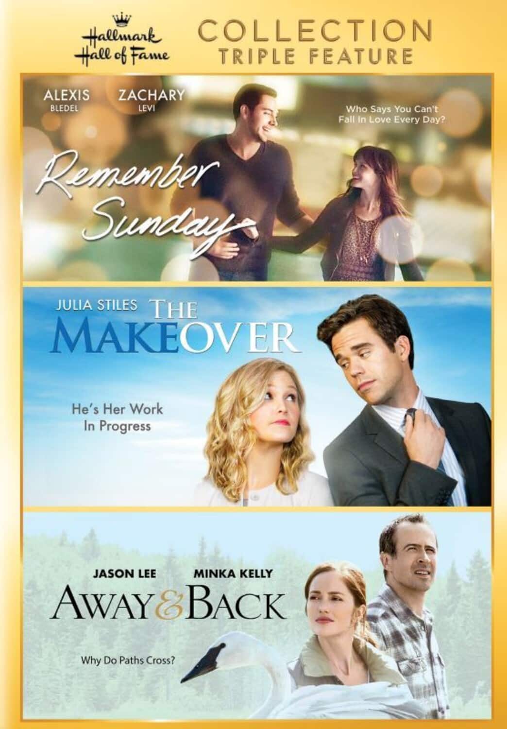 Remember Sunday / The Makeover / Away & Back (Hallmark Hall of Fame Triple Feature)  - DVD