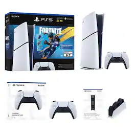 PlayStation 5 Digital Edition 825GB Console Fortnite Flowering Chaos Bundle + PlayStation 5 DualSense Wireless - PlayStation 5