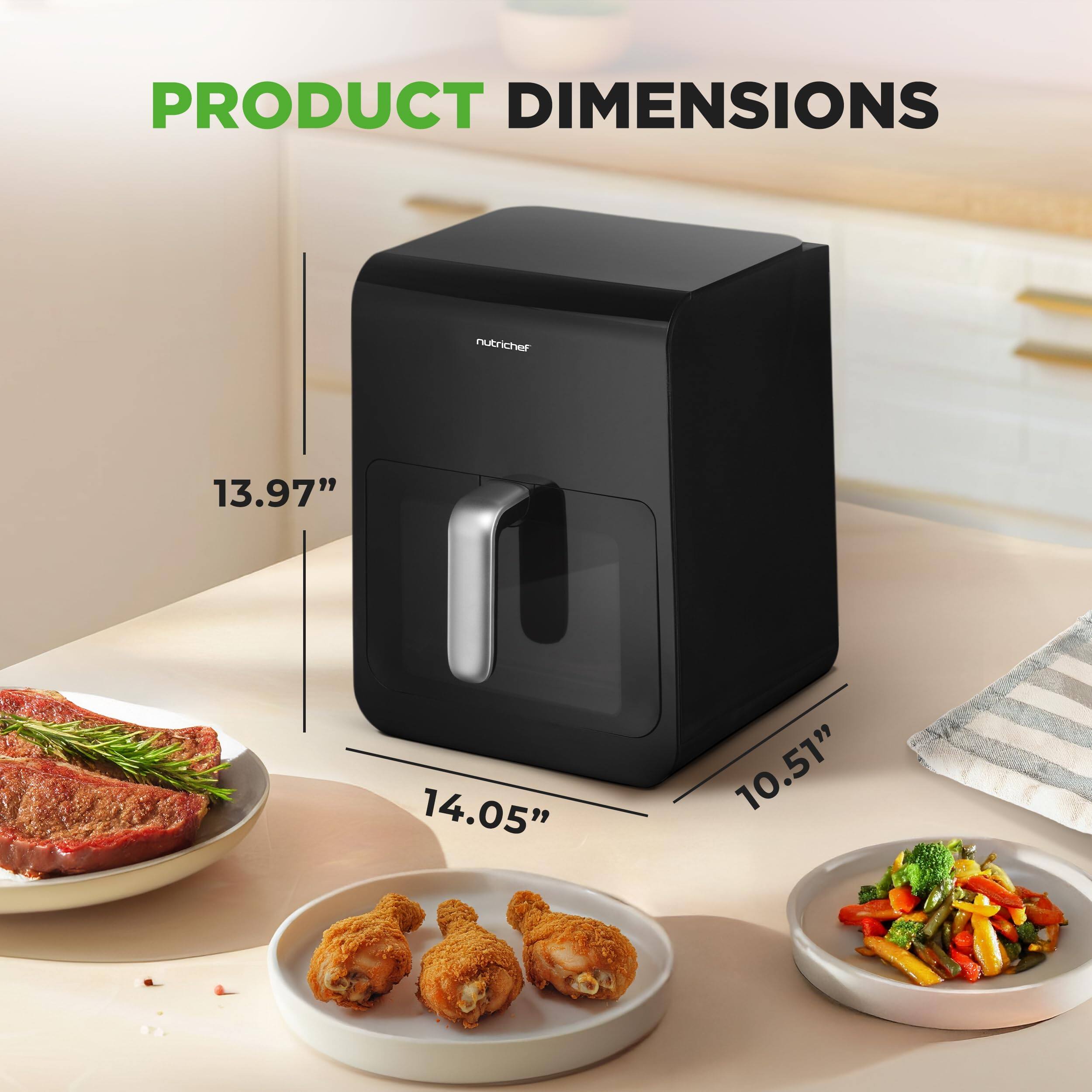 PRODUCT DIMENSIONS  
nutrichef  
13.97" x 14.05" x 10.51"