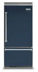 Viking - 5 Series Quiet Cool 20.4 Cu. Ft. Bottom-Freezer Built-In Refrigerator - Stainless Steel - Front_Zoom