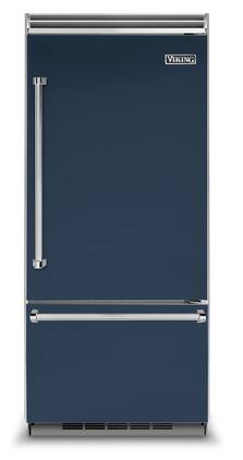 Viking - 5 Series Quiet Cool 20.4 Cu. Ft. Bottom-Freezer Built-In Refrigerator - Stainless Steel