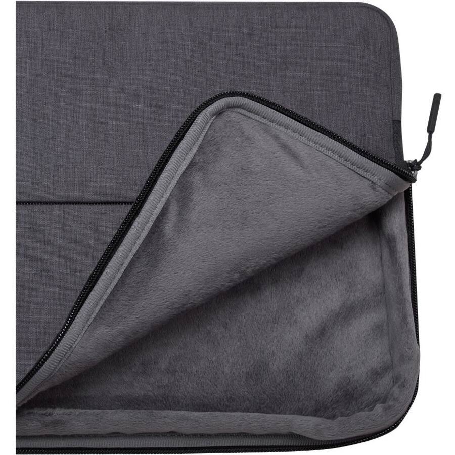 Alt View 6. Lenovo - Lenovo Urban Carrying Case (Sleeve) for 14" Notebook - Charcoal Gray - Water Resistant, Drop Resistant, Scratch Resistan - Charcoal Gray.