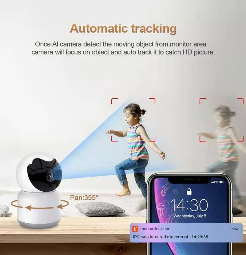 Automatic tracking

Once AI camera detect the moving object from monitor area, camera will focus on object and auto track it to catch HD picture.

Pan: 355°

14:30
Wednesday, July 8

motion detection
IPC has detected movement 14:29:35 now
