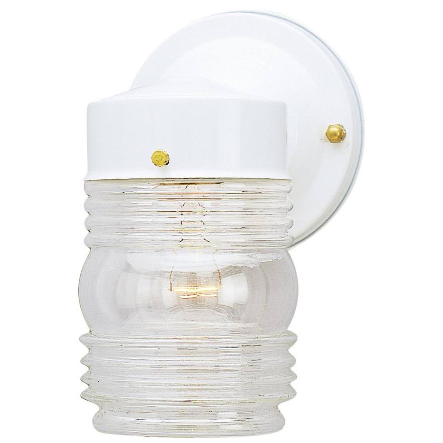 Front. Westinghouse - Westinghouse Patina White Switch Incandescent Wall Lantern.