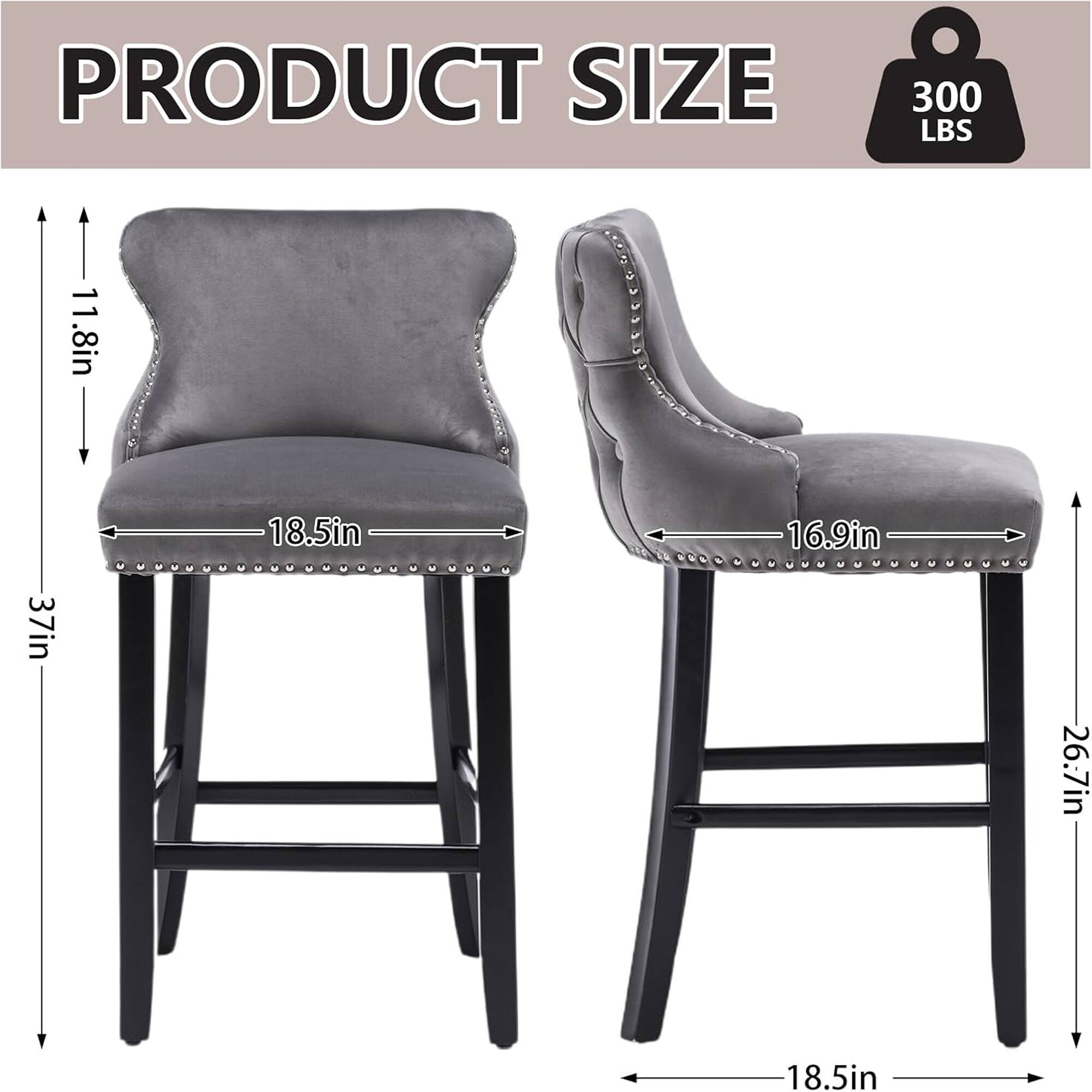 PRODUCT SIZE  
300 LBS  

11.8in  
37in  
18.5in  
16.9in  
26.7in  
18.5in