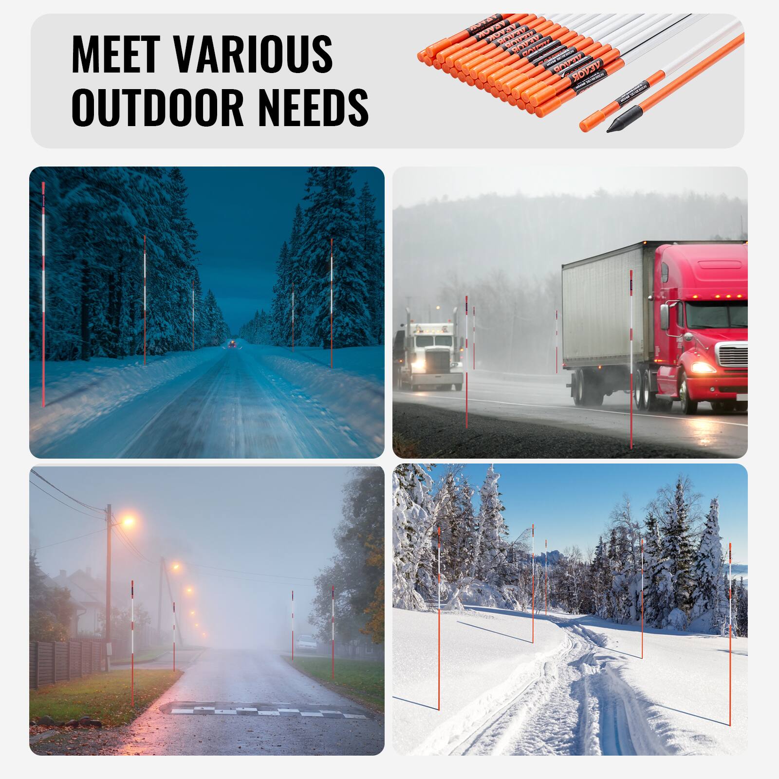 MEET VARIOUS OUTDOOR NEEDS