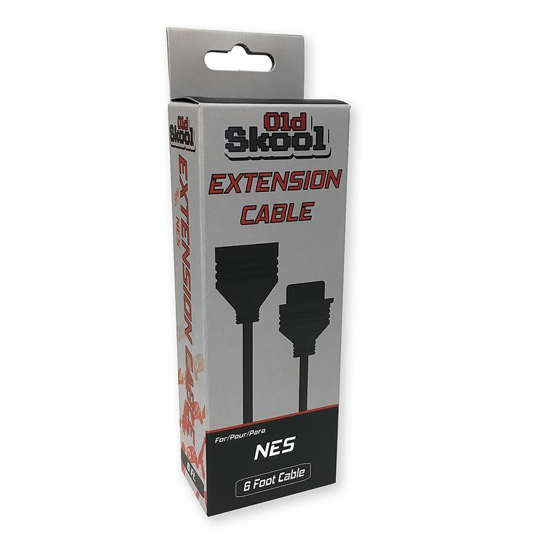 Old Skool EXTENSION CABLE NES XTENSION For/Pour/Para NES 6 Foot Cable