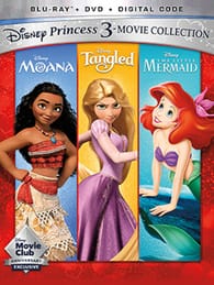 Disney Pricess 3-Movie Collection (Blu-ray + DVD + Digital) [Standard]