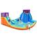 Left. Costway - 6 in 1 Inflatable Dual Slide Water Park Climbing Bouncer Without Blower - Multicolor.