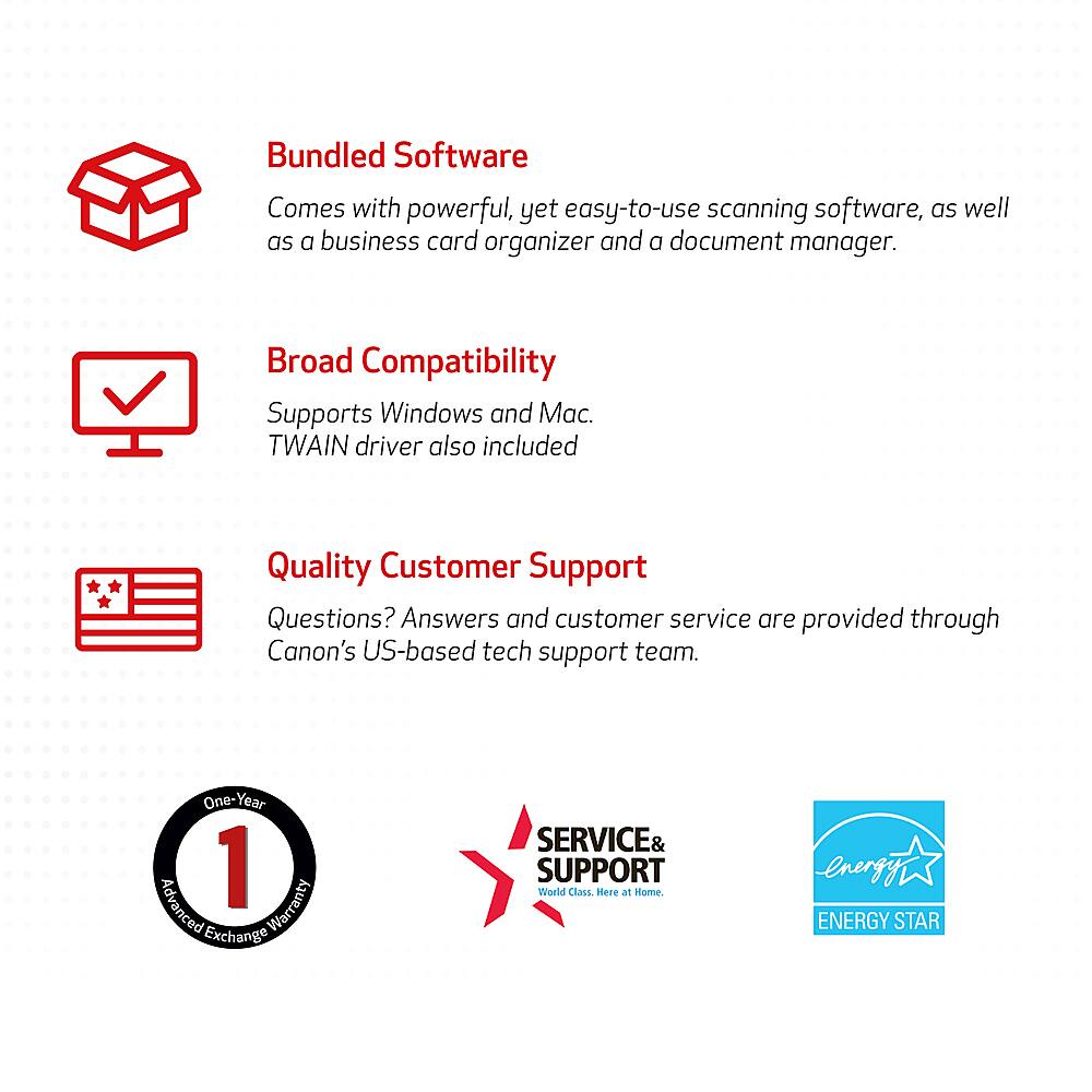 Alt View 16. Canon - imageFORMULA P-215II Mobile Document Scanner - Black.