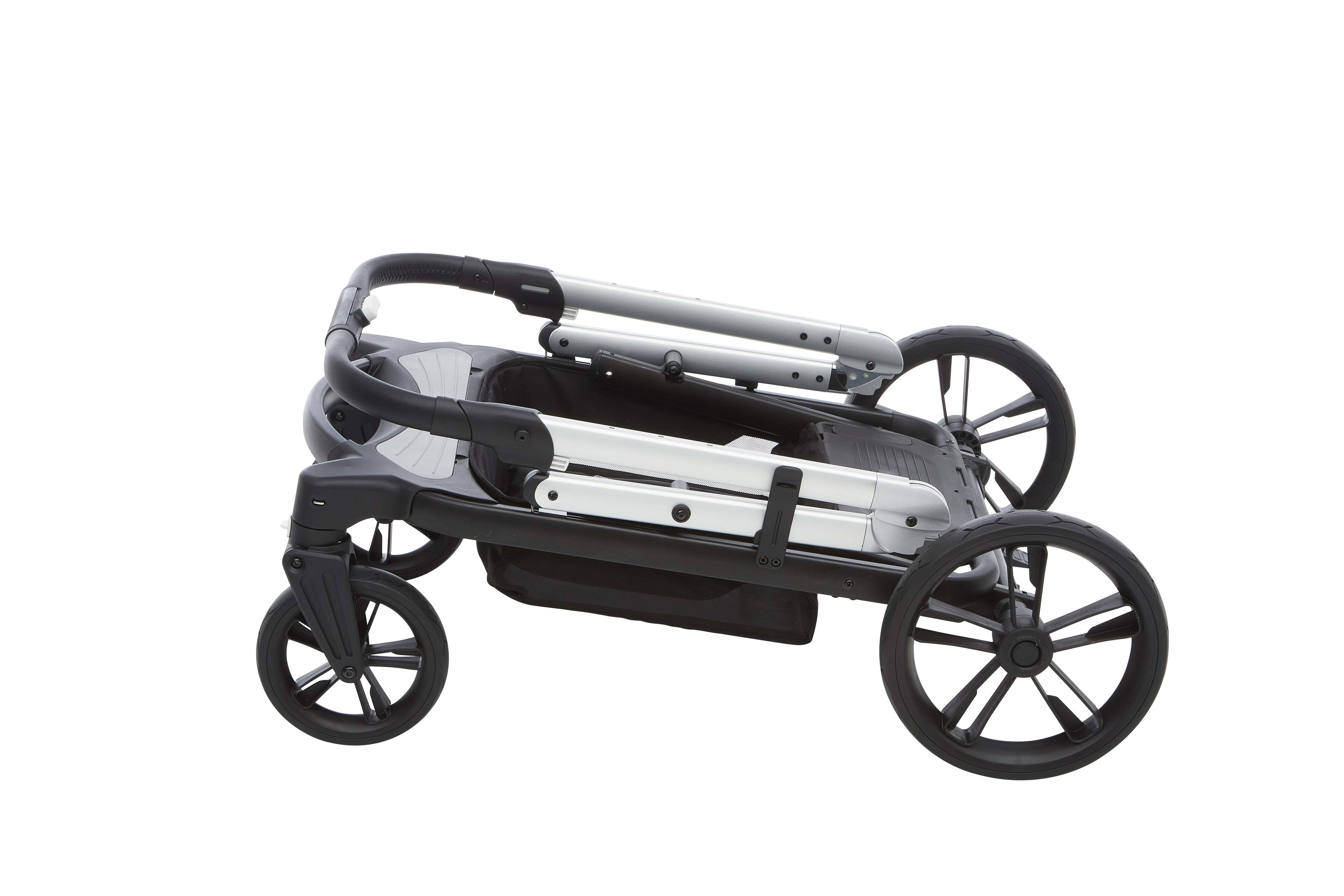 Alt View 2. Unilove - Trio Trolly - Onxy Black.