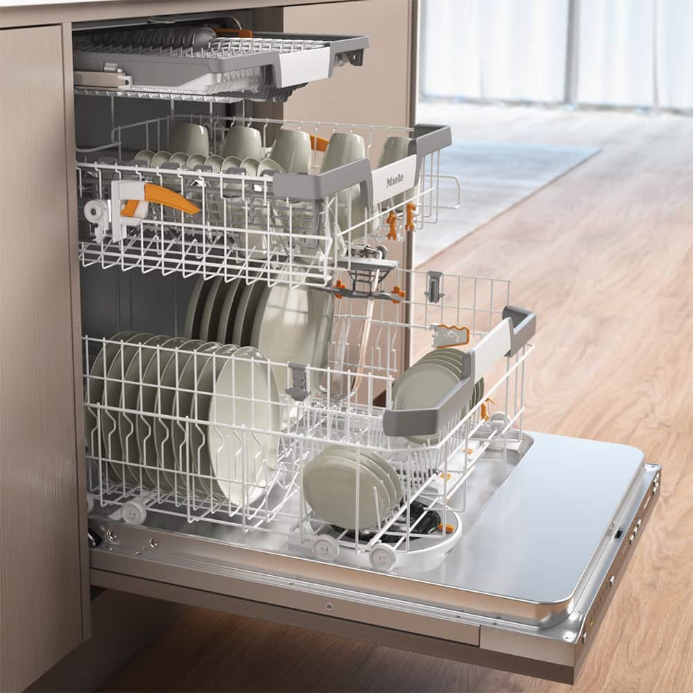 Left. Miele - G 7186 SCVI 24" Panel Ready Dishwasher - Panel Ready.
