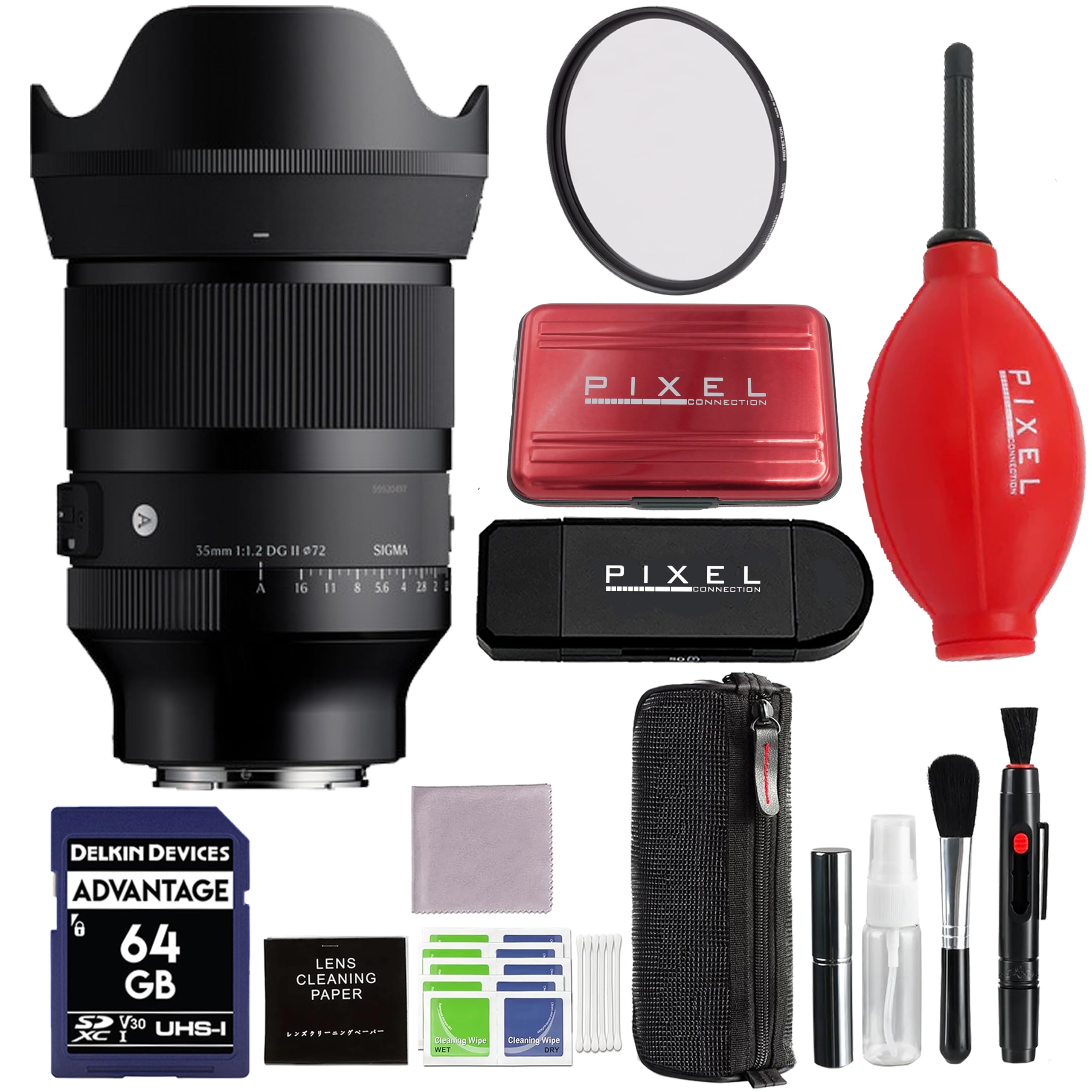 Sigma - 35mm f/1.2 DG II Art Lens for Sony E with Advanced Accessory and Travel Bundle | 370965 | 35mm Lens for Sony E price history on PriceWatchPro