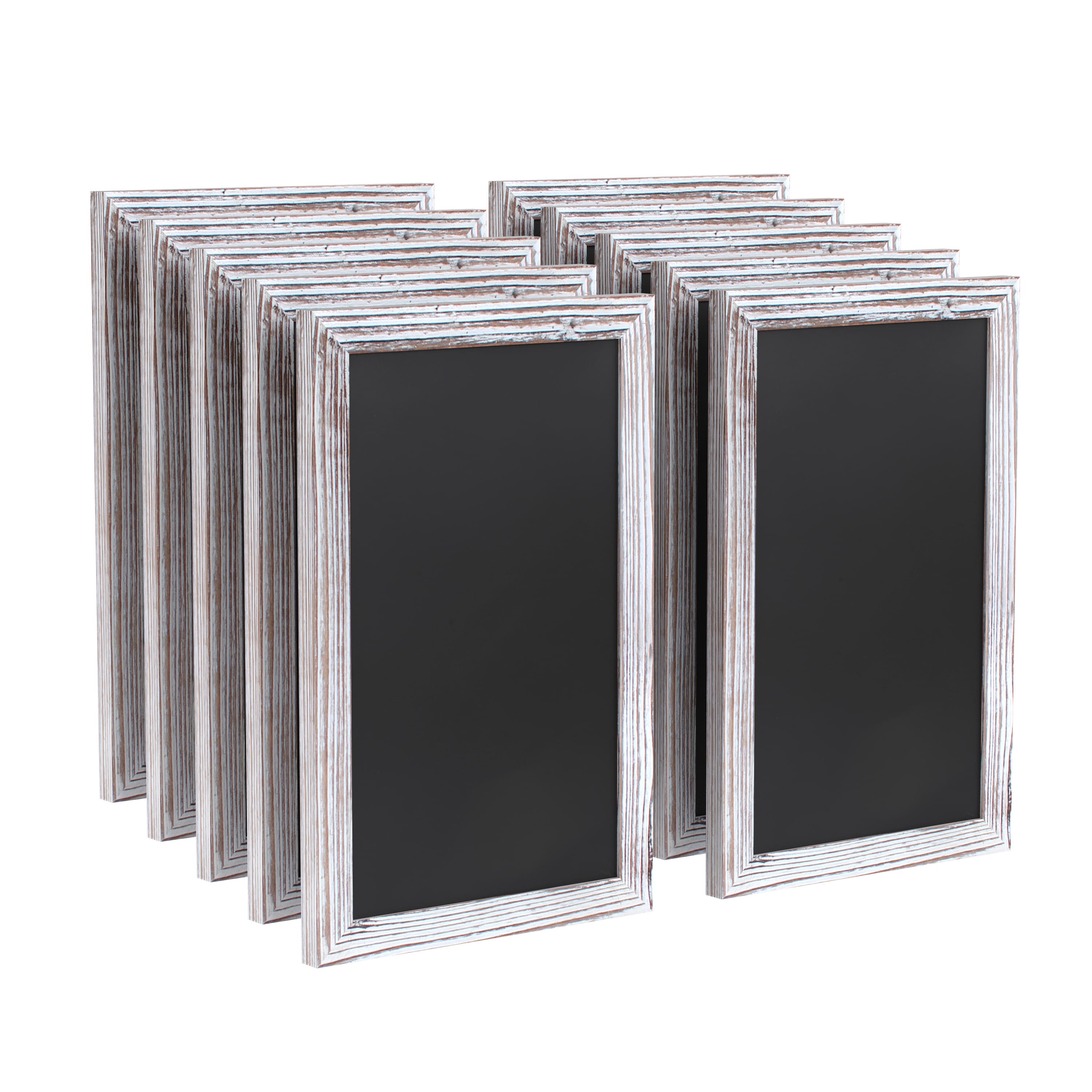 Emma + Oliver - Burke Framed Decorative Wall Hanging Chalkboard with Magnetic Surface for Weddings, Parties, Showers and More - White Wash price history on PriceWatchPro
