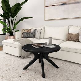 Plank+Beam - Verso Round Coffee Table (30in x 30in / 760mm x 760mm) - Black