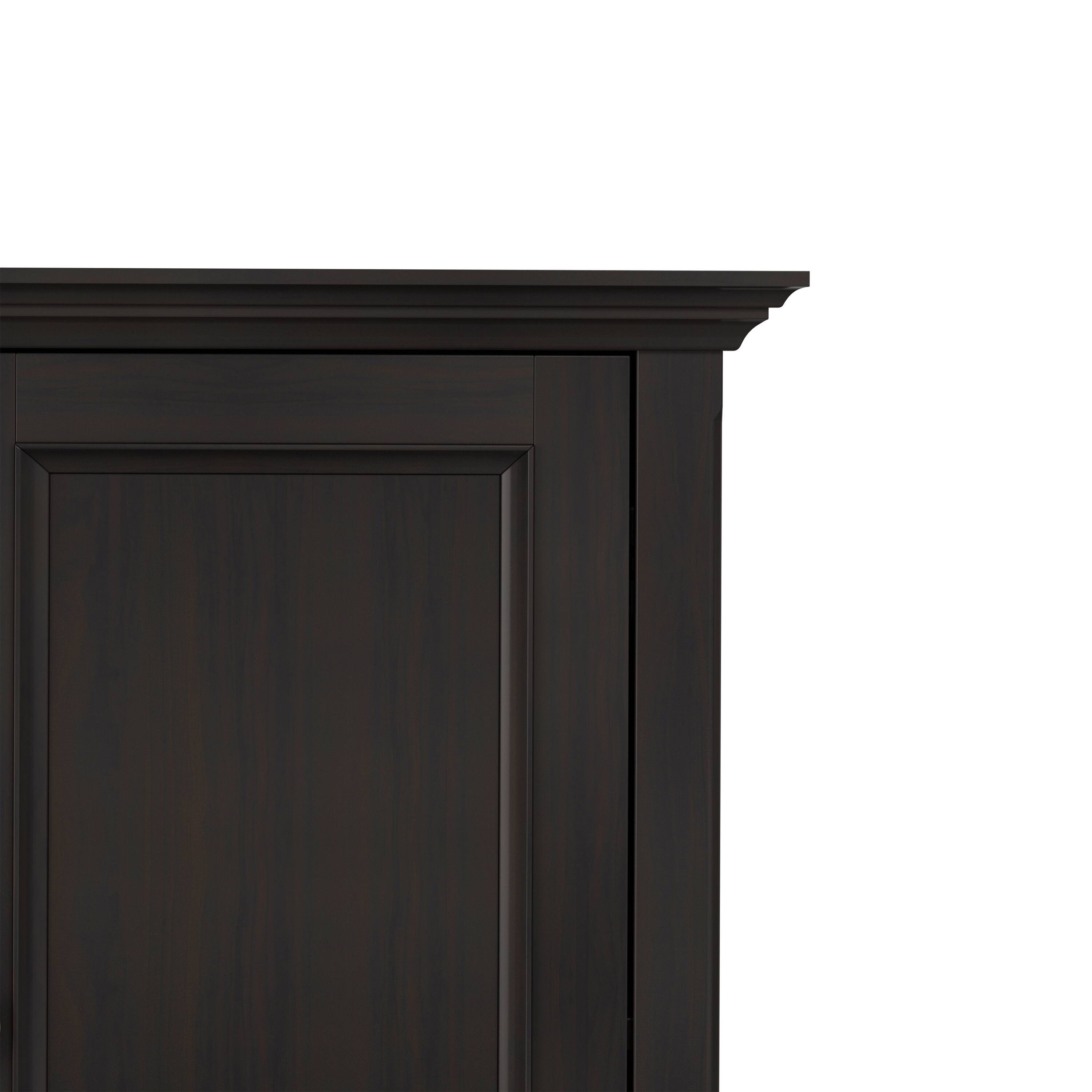 Alt View 4. Simpli Home - Simpli Home Amherst 37W Medium Storage Cabinet with 2 Doors - Hickory Brown.