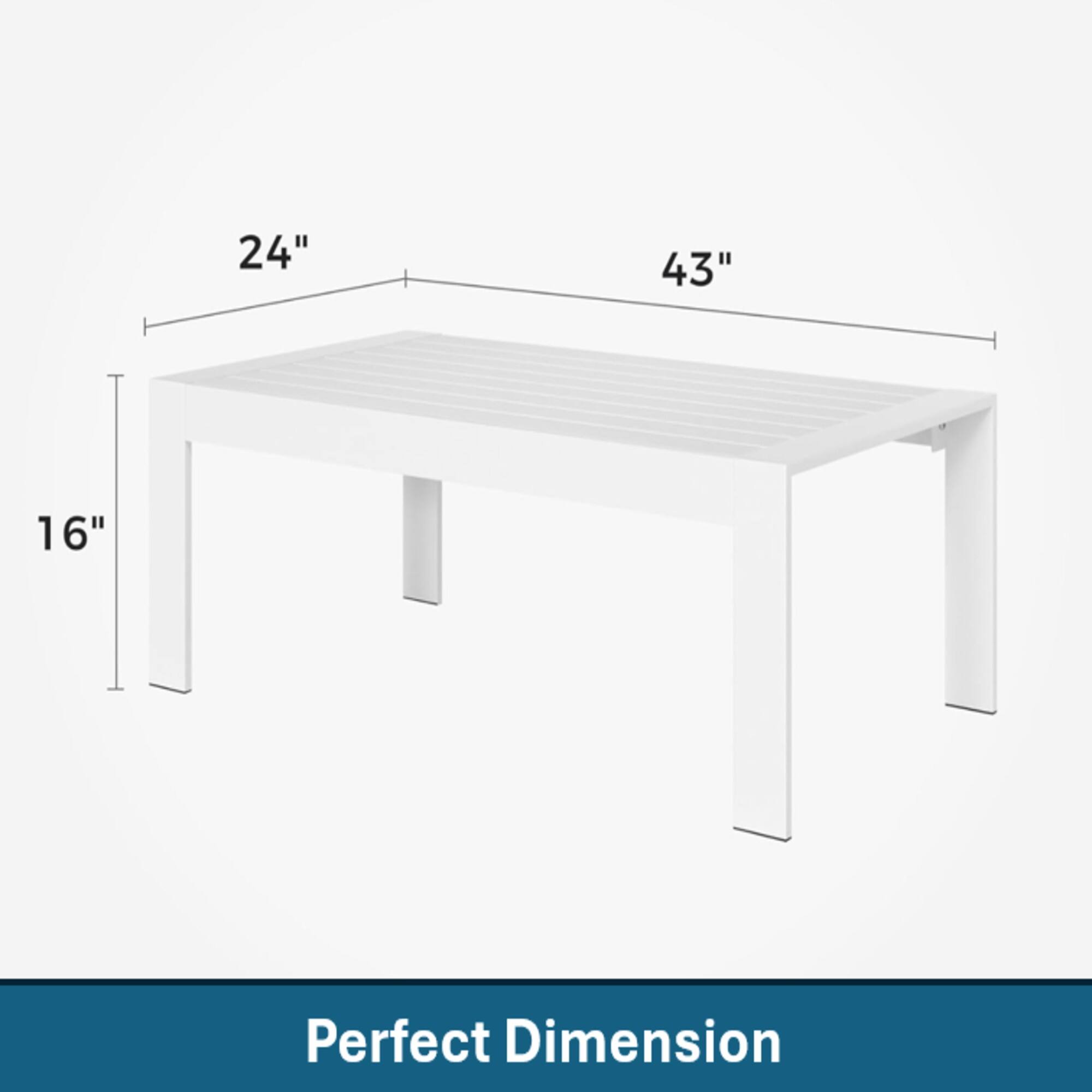 24" x 43" x 16" Perfect Dimension