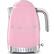 Front. SMEG - KLF04 7-Cup Variable Temperature Kettle - Pink.