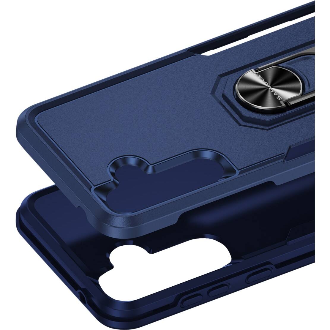 Alt View 13. SaharaCase - Raider Series Kickstand Case for Samsung Galaxy A35 5G - Desert Blue.