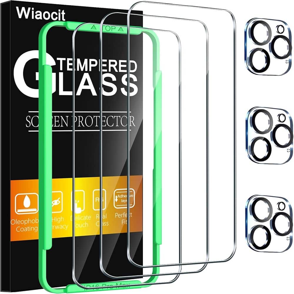 Wiaocit  
TEMPERED GLASS  
SCREEN PROTECTOR  

- Oleophobic Coating  
- High Accuracy  
- Delicate Touch  
- Real Glass  
- Perfect Fit  

Adhesive Layer