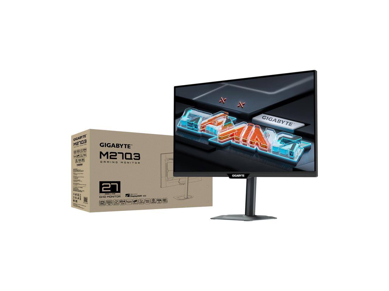 GIGABYTE GIGABYTE M27Q13 GIGABYTE ORMINO MONITOR BAMINZ GIGABYTE 27" QHD MONITOR