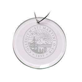 Jardine - Saint Martin's Saints 3'' Glass Round Ornament - Multicolor