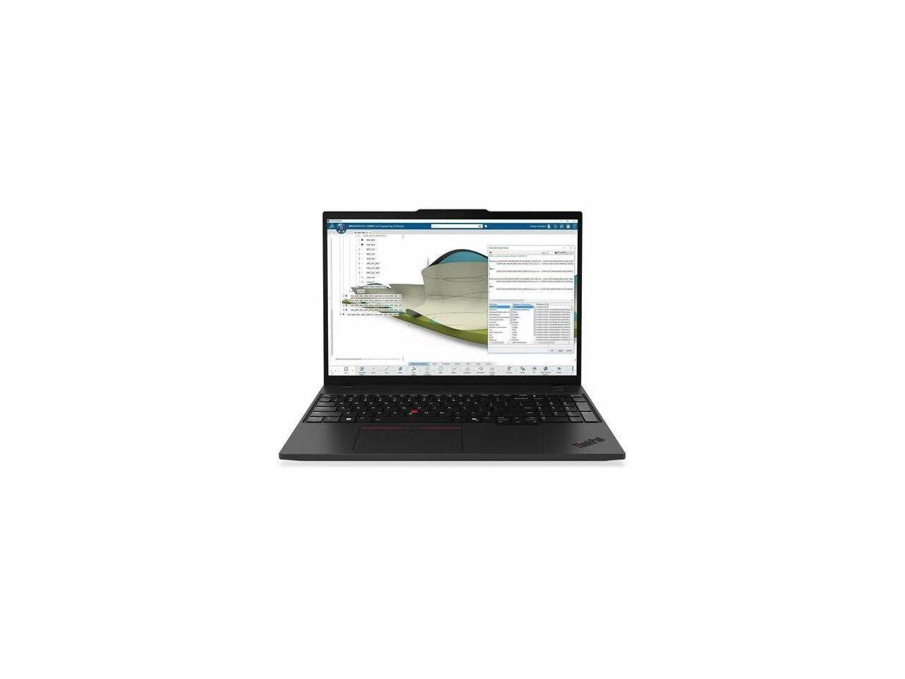 Alt View 7. Lenovo - Lenovo ThinkPad P16s Gen 4 - Intel Core Ultra 7 - 16GB - 512GB SSD - Windows 11 Pro - Intel Arc 140T GPU - Wi-Fi 7 - Black.