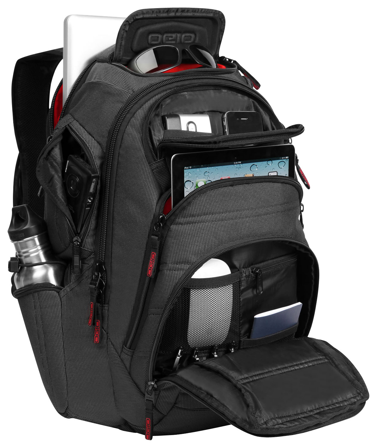 Ogio Renegade RSS Laptop/Tablet Backpack Black Pindot Large 