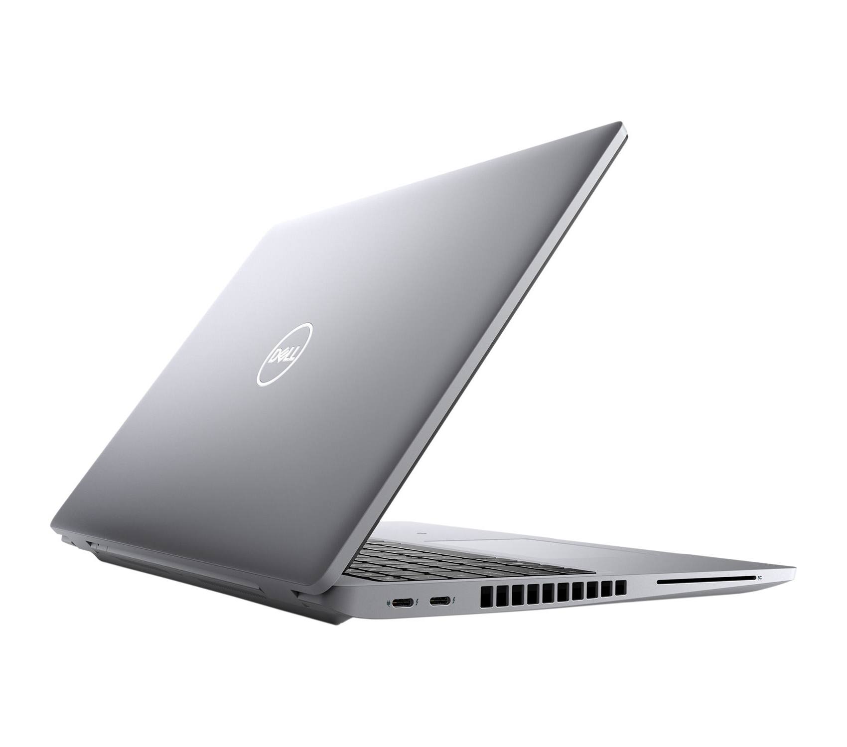 Left. Dell - Dell Precision 3560 Core i7-1165G7 2.8GHz, 64GB, 2TB SSD, 15.6" FHD, Win 11 Pro, NVIDIA T500 2GB (Refurbished) - Dark Gray.
