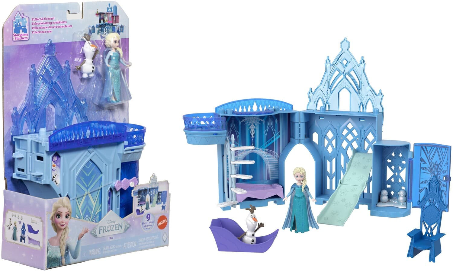 Mattel - Disney Frozen Storytime Stackers: Elsa's Ice Palace - COLLECTIBLES - Multicolor