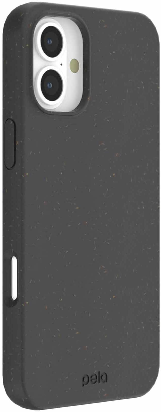 Alt View 1. Pela - Phone Case with MagSafe Module for Apple iPhone 16 Plus + Bonus Custom Case Activation Code - Black.