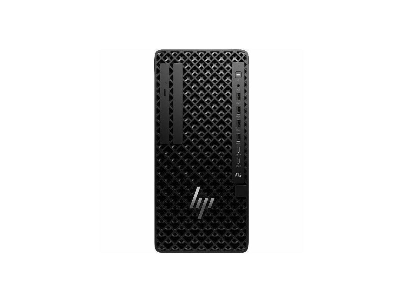 Front. HP - HP Z1 G1i Desktop - Intel Core Ultra 7 265 - 16 GB - 512 GB SSD - Black - Q870 - Windows 11 Pro - Black.