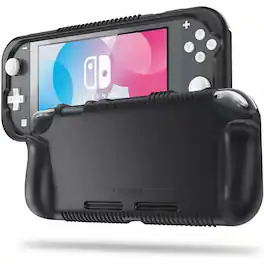 Kitcheniva - Shockproof Silicone Case For Nintendo Switch Lite 2019 Protective Cover - Black