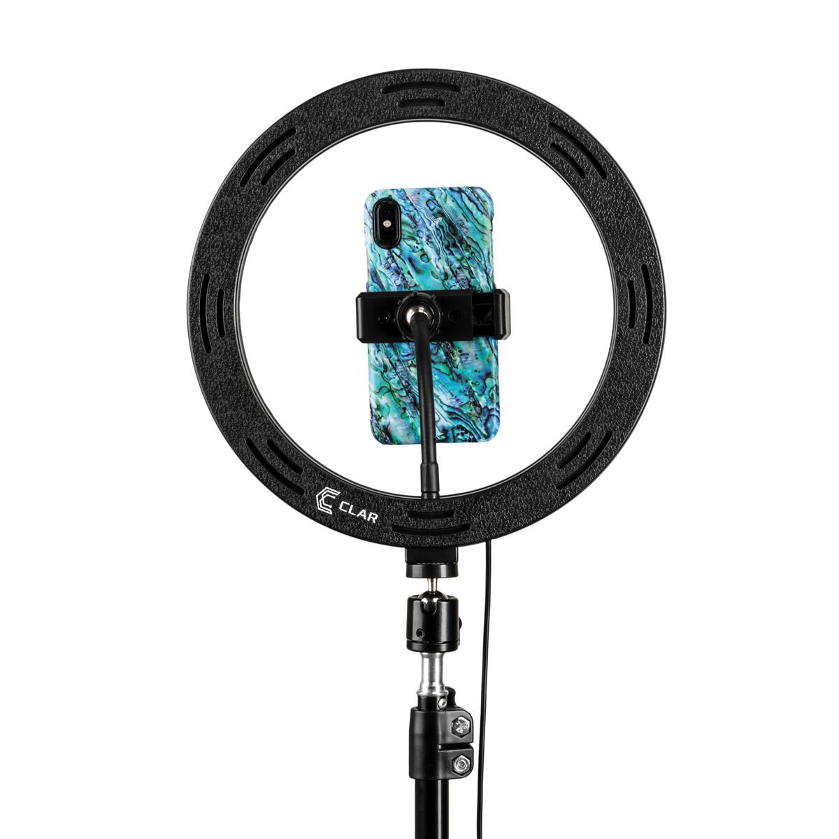 Alt View 8. CLAR - CLAR 10" LED Selfie Ring Light Kit.
