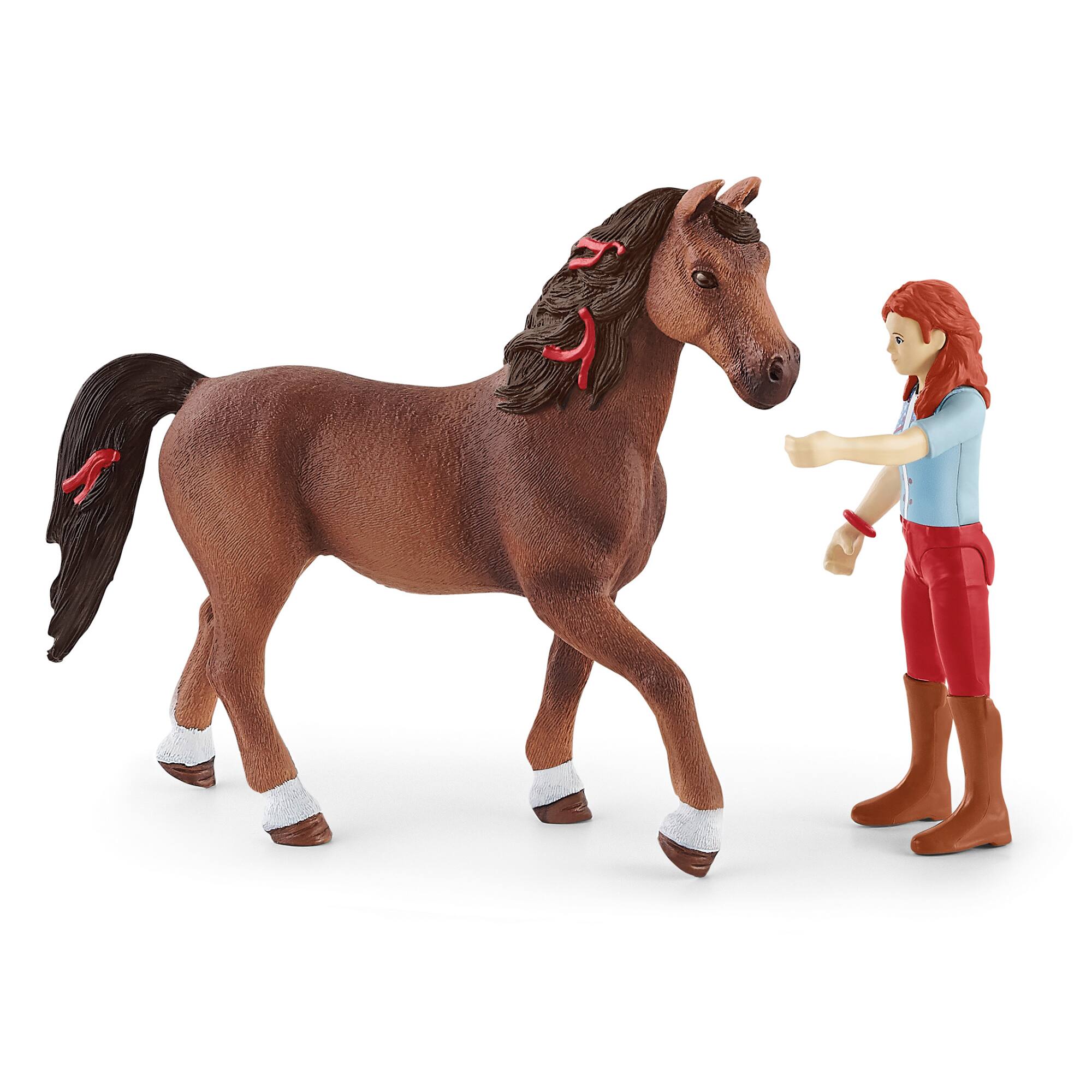Left. Schleich - Horse Club: Hannah & Cayenne.