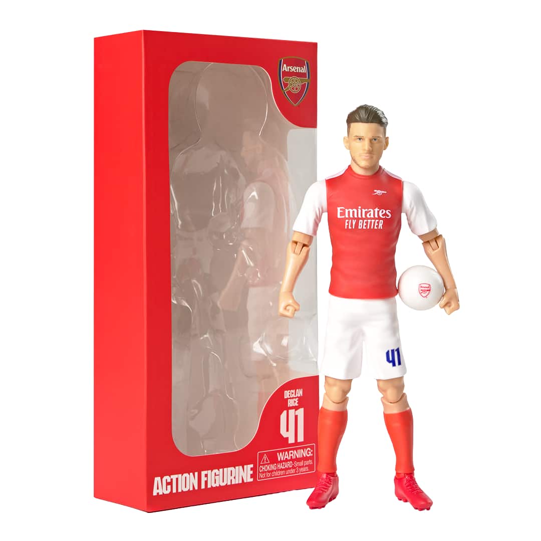Banbo Toys - SOCKERS Arsenal F.C. Declan Rice 8" Collectible Soccer Action Figure