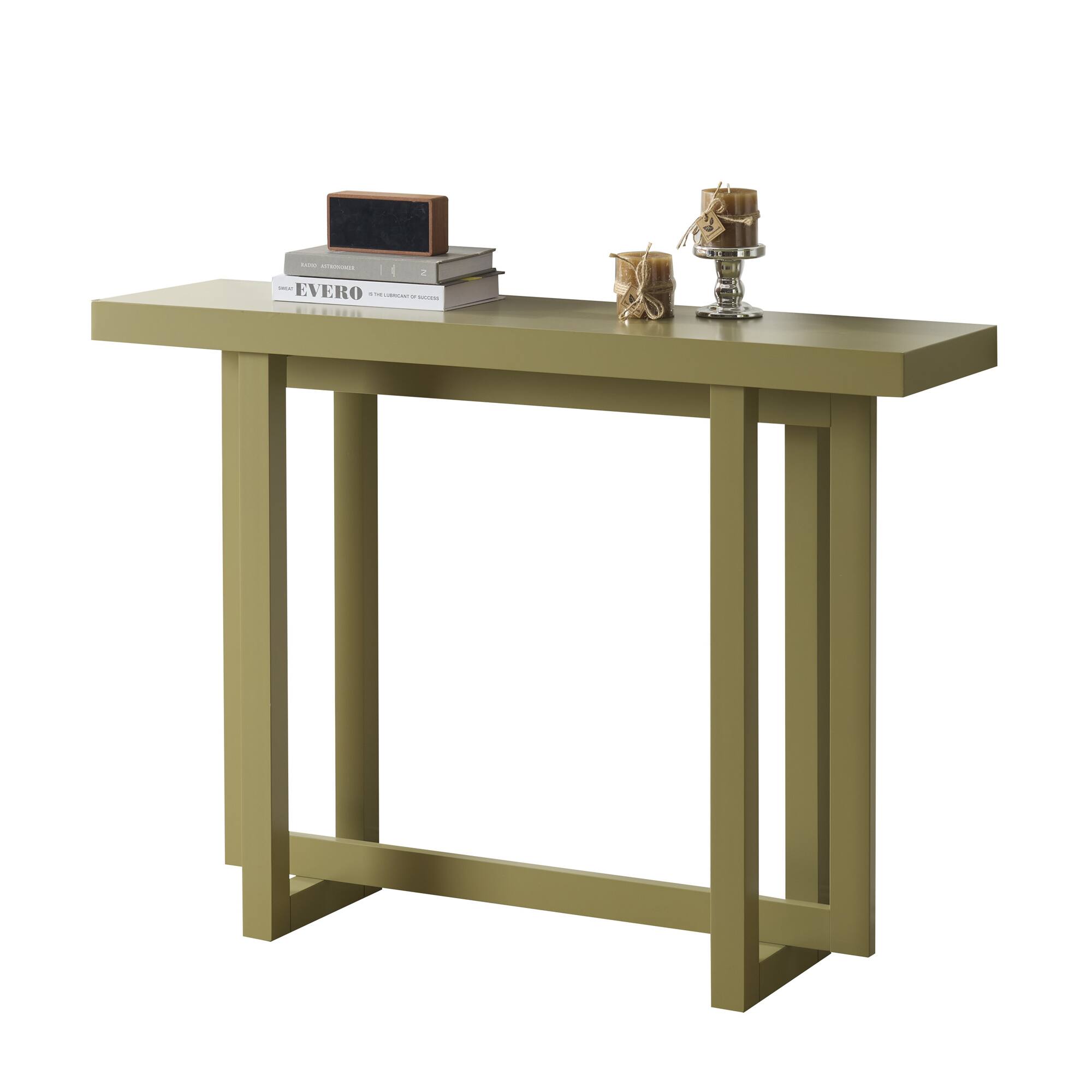 Angle. Kings Brand Furniture - Kings Brand Furniture Console Table for Entryway, Wood Sofa Table Behind Couch, and Entry Table for Living Room - Lemon Pepper.