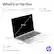 What's in the Box
- HP 14" Laptop
- 45 W AC power adapter
- Setup instructions
Dimensions:
- 14" (D)
- 12.74" (W)
- 8.46" (D)
- 0.70" (H)
Weight: 3.09 lb
Color: Natural silver