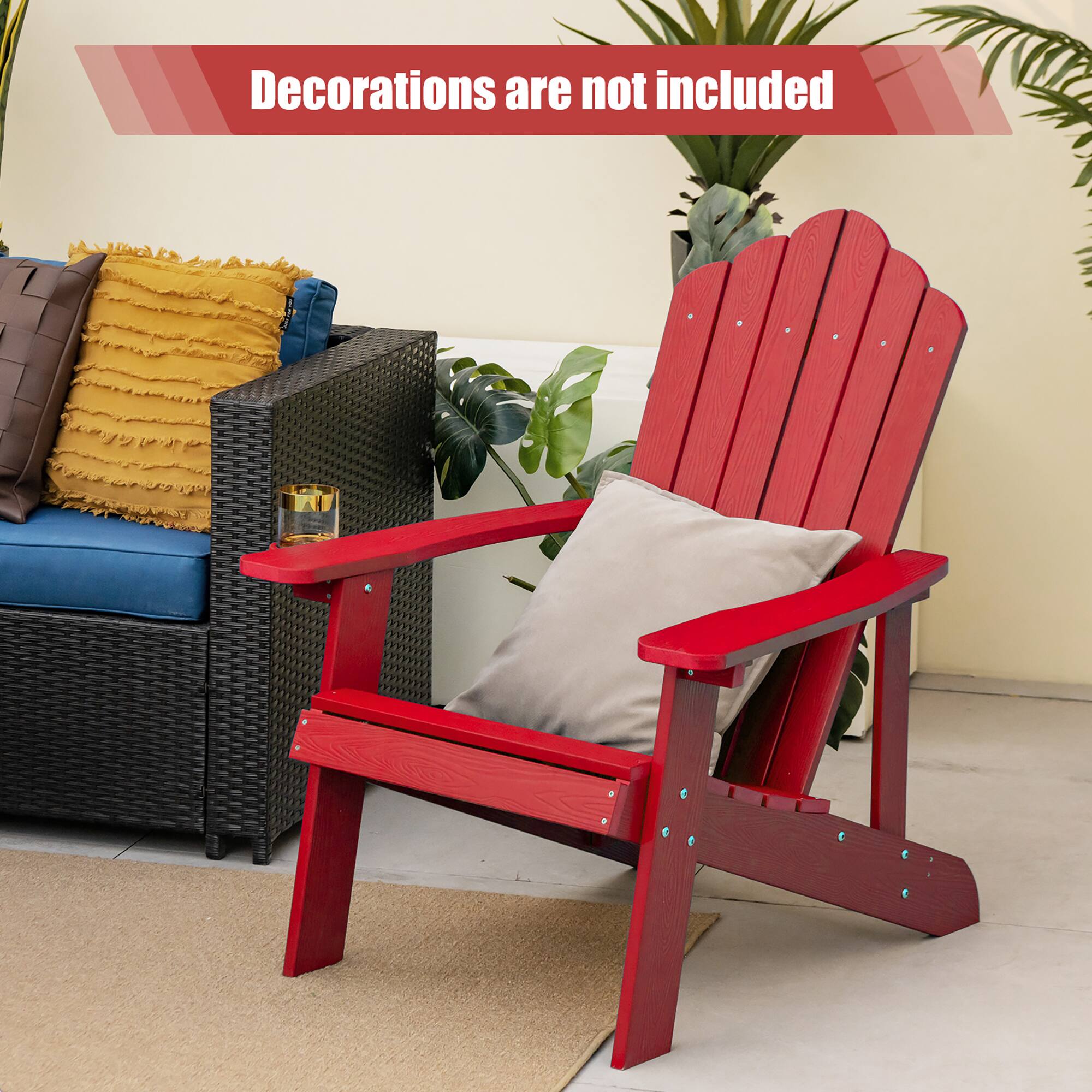 Decorations are not included