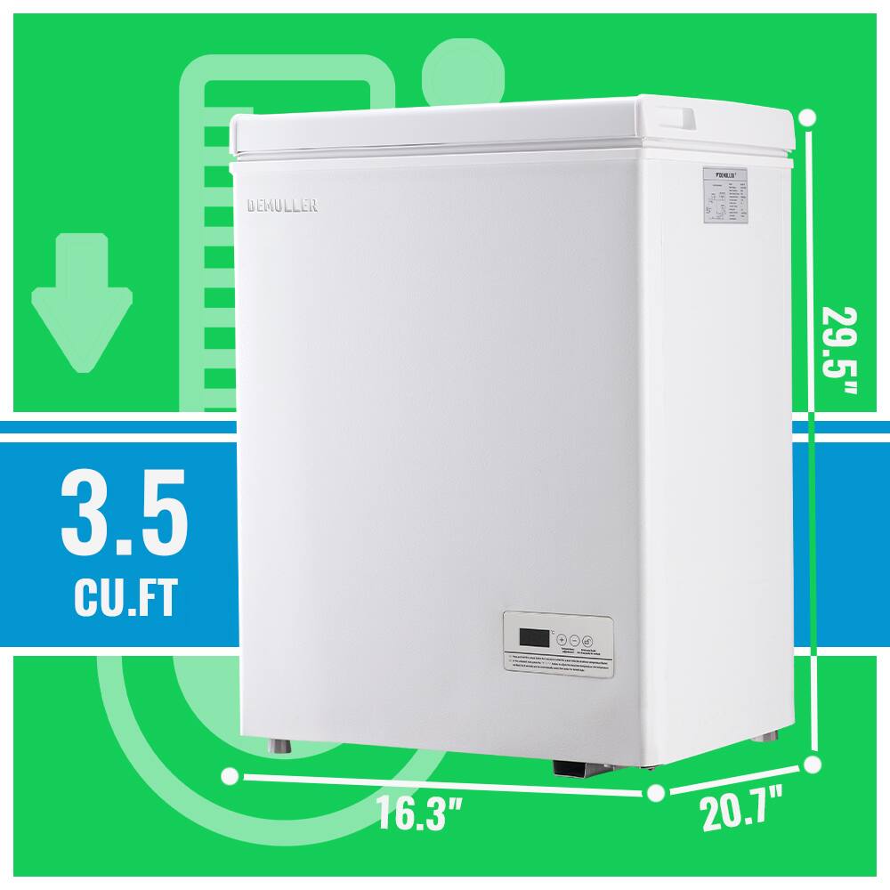 BEMULLER R  
3.5 CU.FT  
29.5" H  
16.3" W  
20.7" D