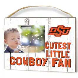 Jardine - Oklahoma State Cowboys 8'' x 10'' Cutest Little Weathered Logo Clip Photo Frame - White