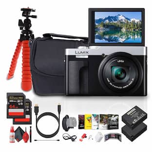 Bundle Panasonic ZS99 Point and Shoot Compact Travel Digital Bundle Panasonic ZS99 Point and Shoot Compact Travel Digital